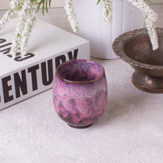كوب سيراميك 150 مل وردي اللون