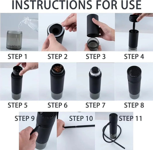 شيشة سيارة محمولة