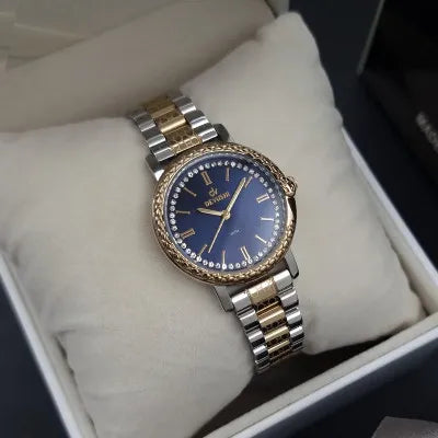 ساعة ديفوشي النسائية المقاومة للماء المصنوعة من الفولاذ