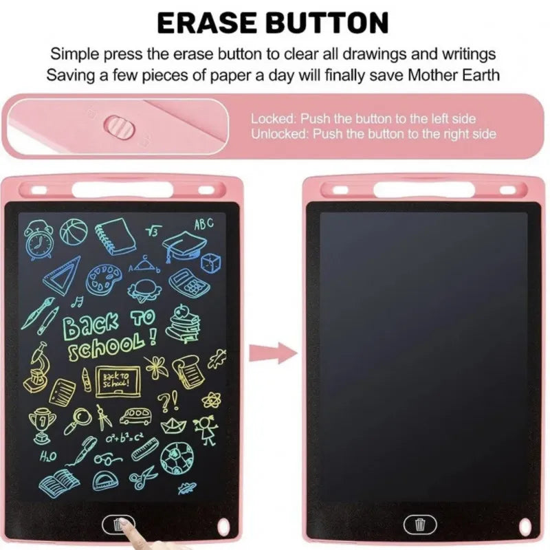 لوح أطفال ذكي - وردي