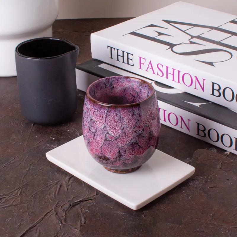 كوب سيراميك 150 مل وردي اللون