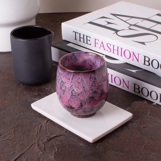 كوب سيراميك 150 مل وردي اللون