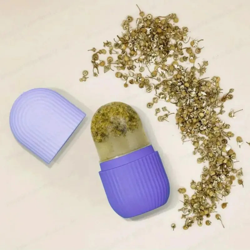 أسطوانة الثلج للعناية ببشرة الوجه