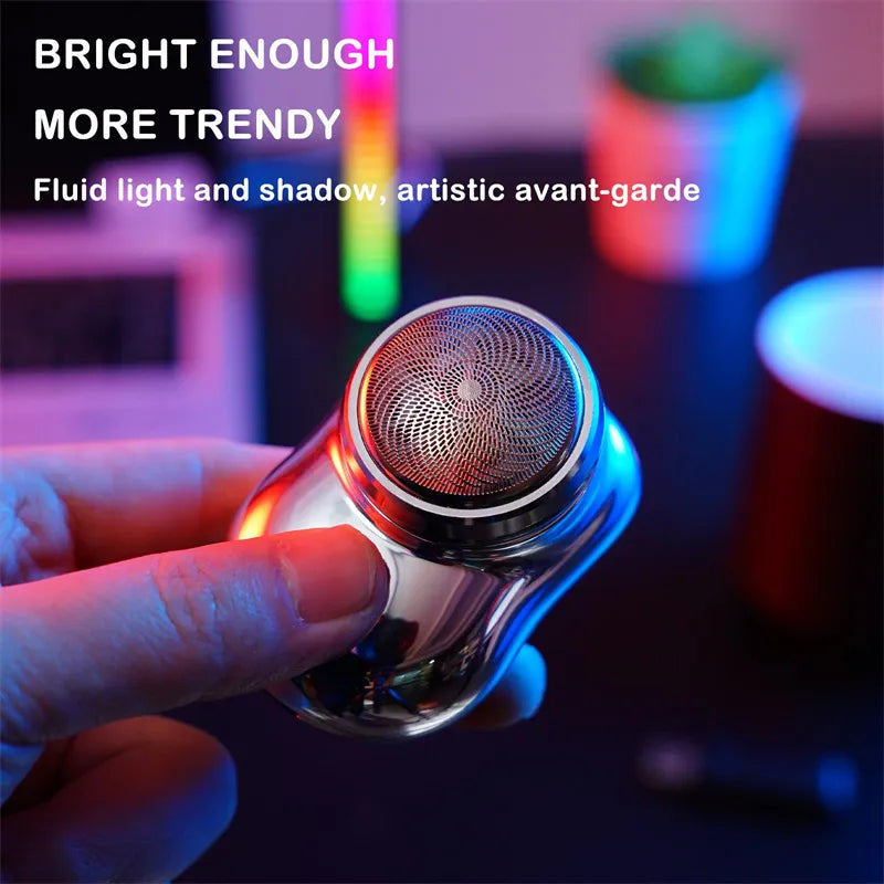 ماكينة حلاقة كهربائية صغيرة محمولة قابلة لإعادة الشحن عبر منفذ USB