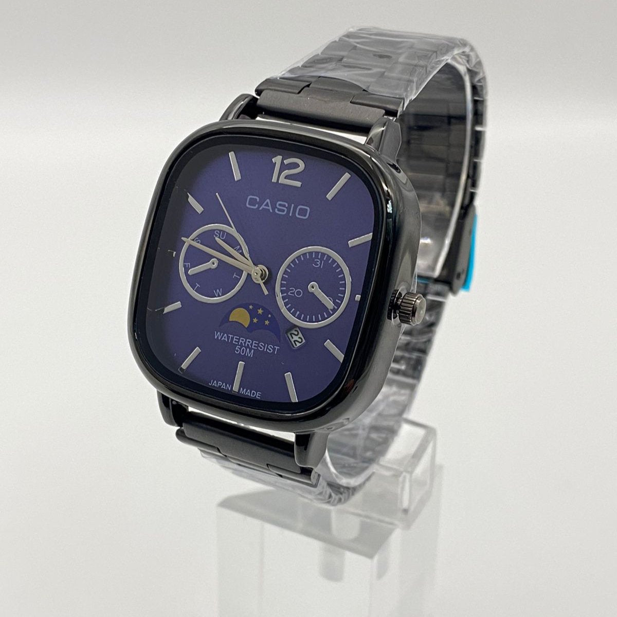 ساعة كاسيو كوارتز بمينا مون رايز 