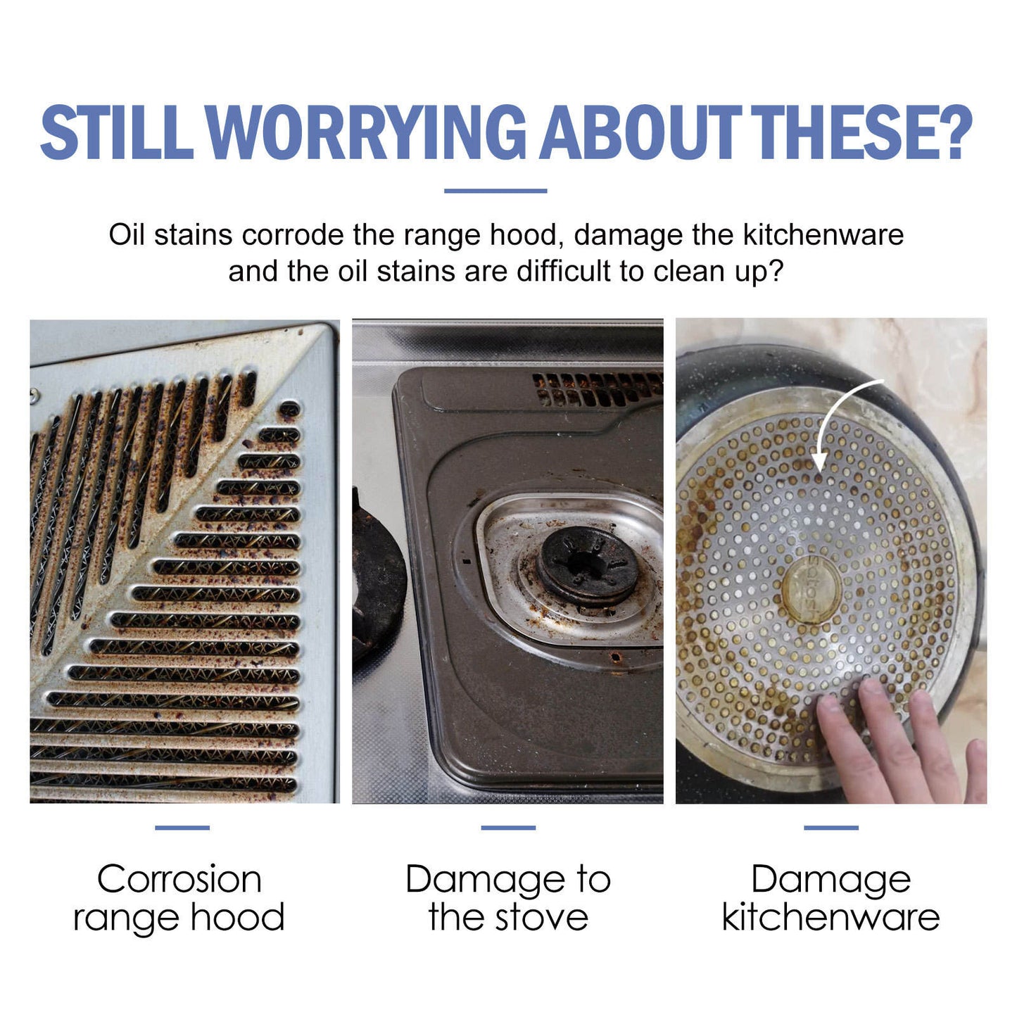 مسحوق تنظيف مطبخ قوي متعدد الاستخدامات