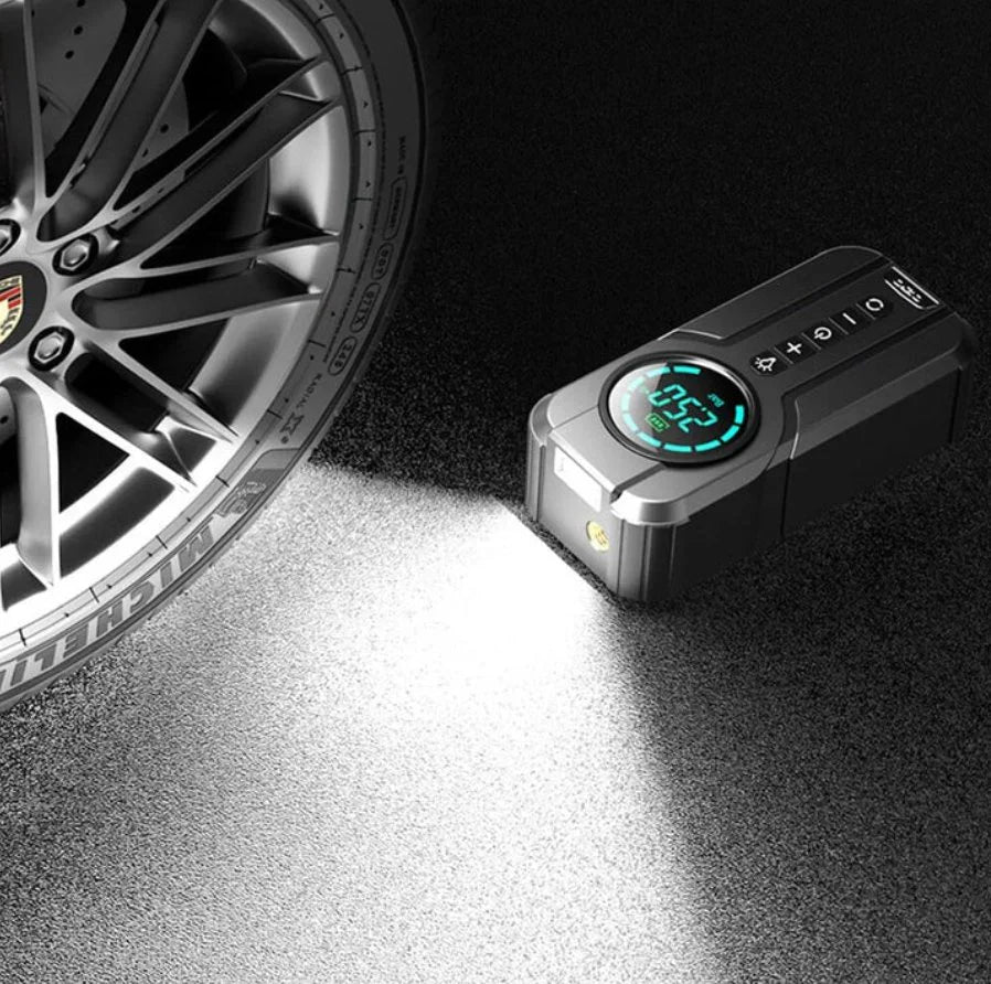 جهاز تشغيل السيارة مع مضخة هواء