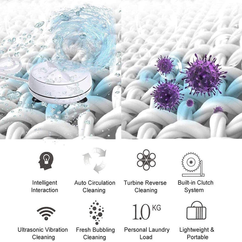 غسالة صغيرة 2 في 1