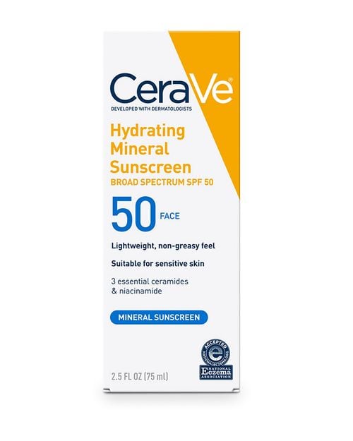 لوشن مرطب للوجه بعامل حماية من الشمس المعدني SPF 50